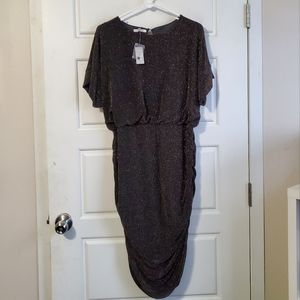 Maurices gold sparkle dress NWT